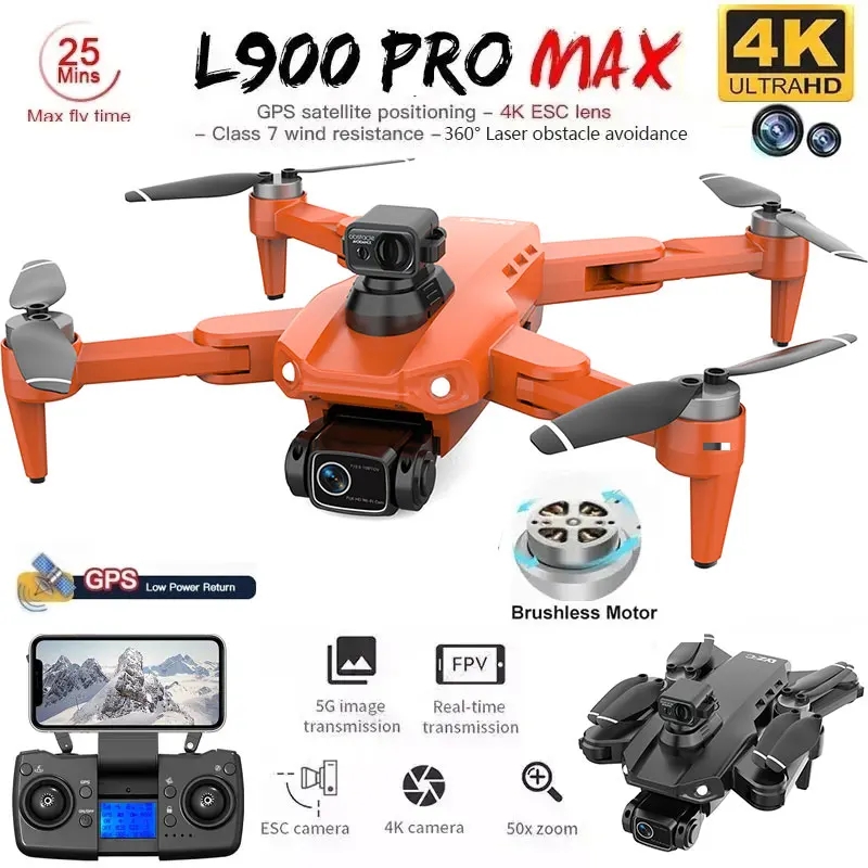 Drone Surveying - L900 Pro MAX GPS Дрон 4K