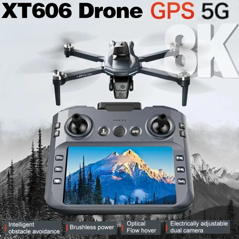 Drone Surveying - Оригинальный дрон XT606 с профессиональной 8K